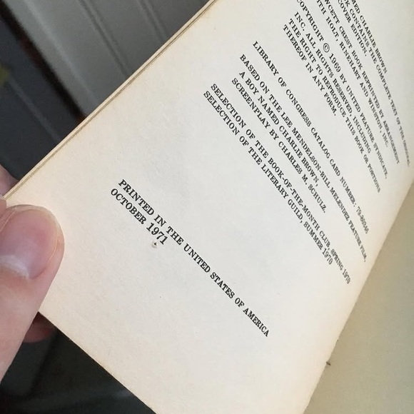 1971 A Boy Named Charlie B R O W N book - Picture 3 of 3